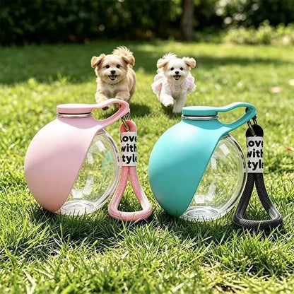 2 in 1 Portable Dog Water Bottle for Dogs
