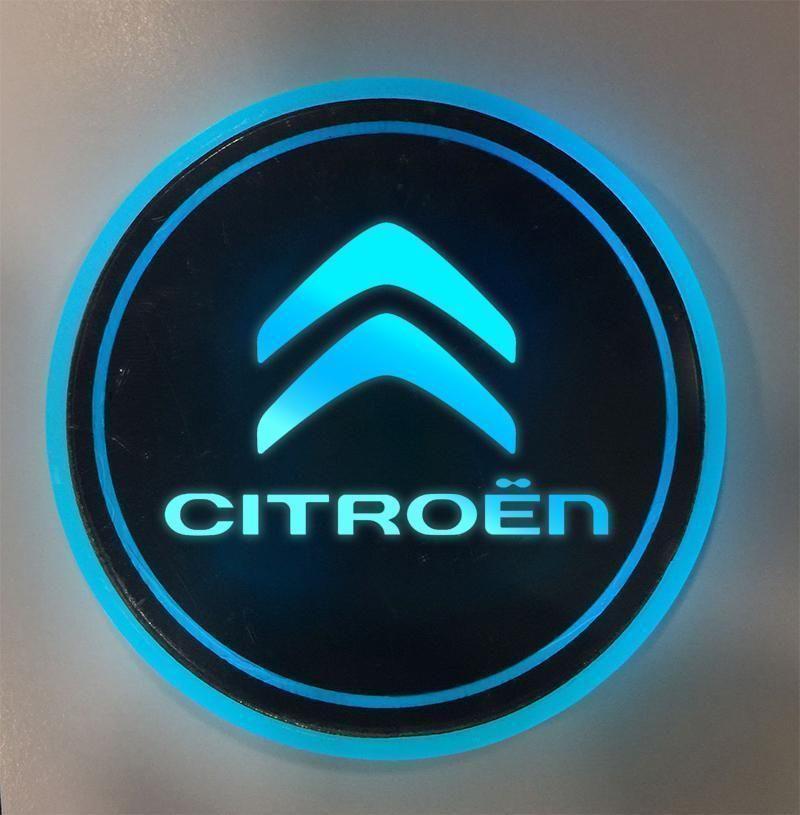 Heißer Sale 🎁50% RABATT 🎁7-farbige LED-Auto-Logo-Becherhalter mit Beleuchtung (1 Paar)