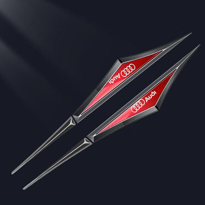 Kreative galvanisierte Auto-Aufkleber aus Metall✨2 Stück✨