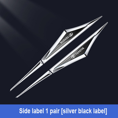 Kreative galvanisierte Auto-Aufkleber aus Metall✨2 Stück✨