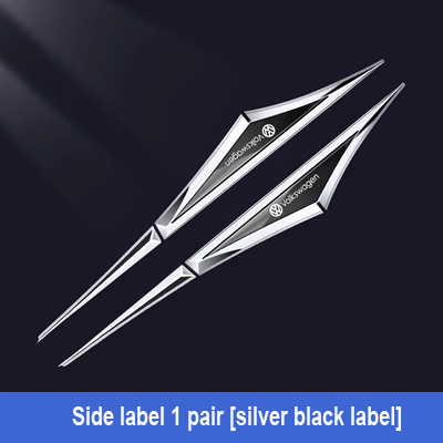Kreative galvanisierte Auto-Aufkleber aus Metall✨2 Stück✨