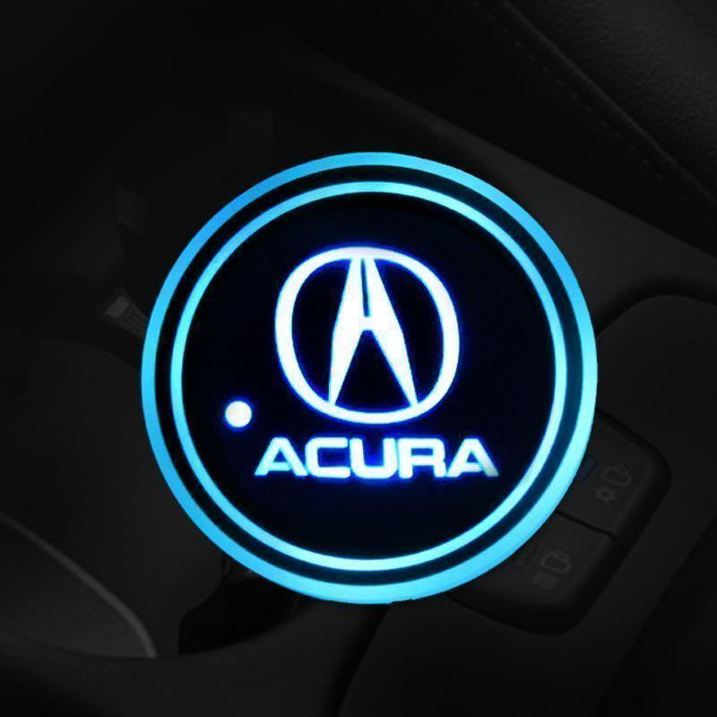 Heißer Sale 🎁50% RABATT 🎁7-farbige LED-Auto-Logo-Becherhalter mit Beleuchtung (1 Paar)