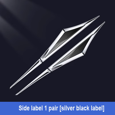 Kreative galvanisierte Auto-Aufkleber aus Metall✨2 Stück✨