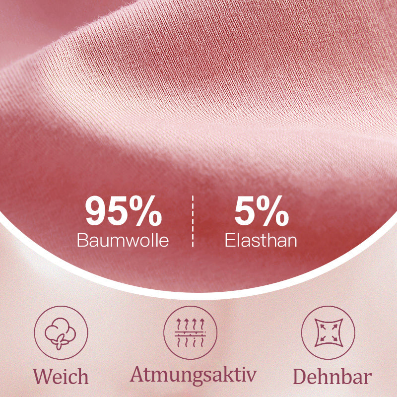🔥2026 Auslaufsichere Baumwoll-Slips mit hohem Bund in Übergrößen👍 (5 kaufen, 5 gratis erhalten)