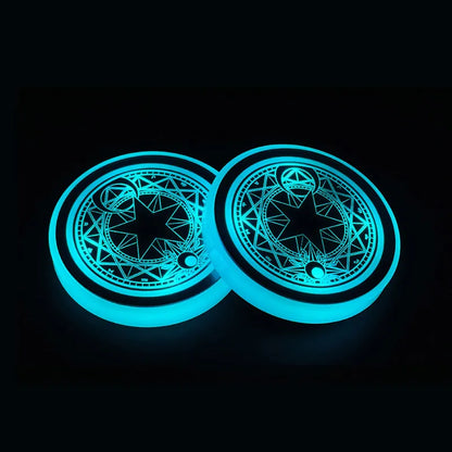 Hot Sale 🎁50% OFF 🎁7 Colors Led Car Logo Cup Lights up Holder(1 pair)