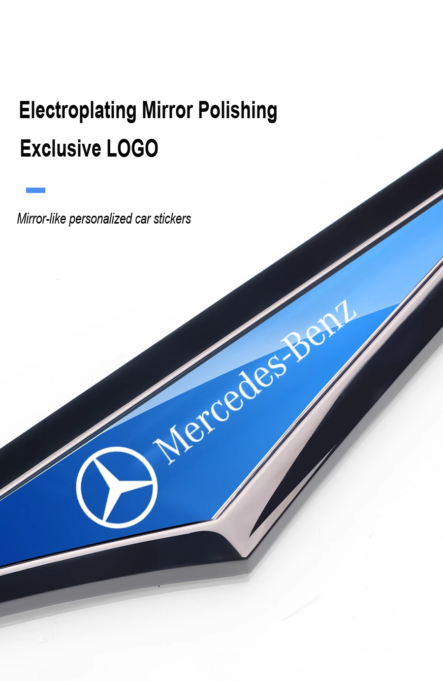 Kreative galvanisierte Auto-Aufkleber aus Metall✨2 Stück✨