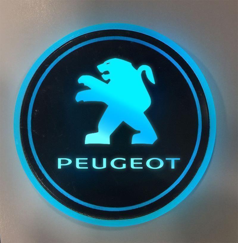Heißer Sale 🎁50% RABATT 🎁7-farbige LED-Auto-Logo-Becherhalter mit Beleuchtung (1 Paar)