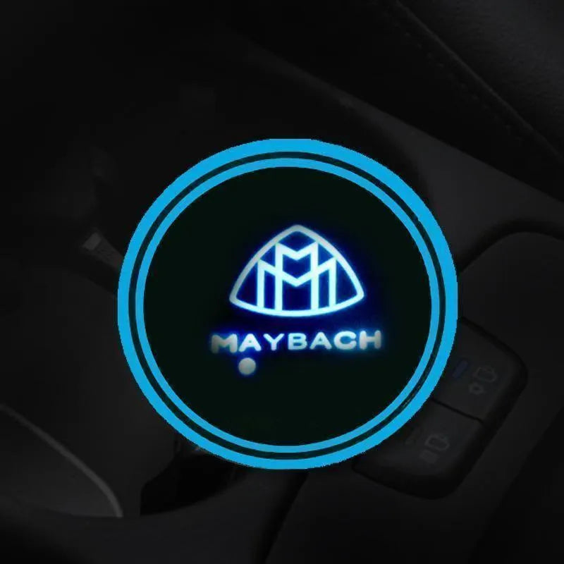 Heißer Sale 🎁50% RABATT 🎁7-farbige LED-Auto-Logo-Becherhalter mit Beleuchtung (1 Paar)
