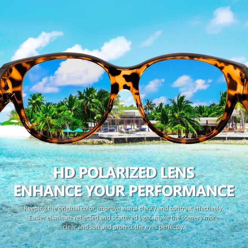 🕶️2025 Neue übergroße Cat-Eye-Sonnenbrille☀️Polarisiert, UV400-Schutz