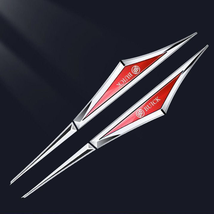 Kreative galvanisierte Auto-Aufkleber aus Metall✨2 Stück✨