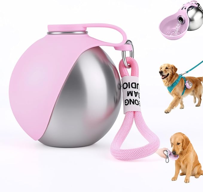2 in 1 Portable Dog Water Bottle for Dogs