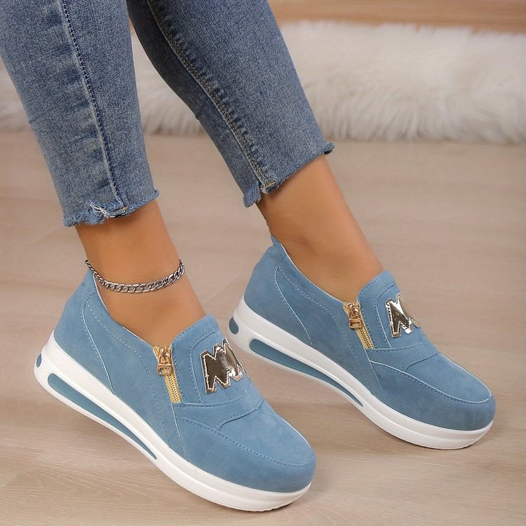 📢📢 53% RABATT !!!⏰ Lässige Damen-Plateau-Slipper👞