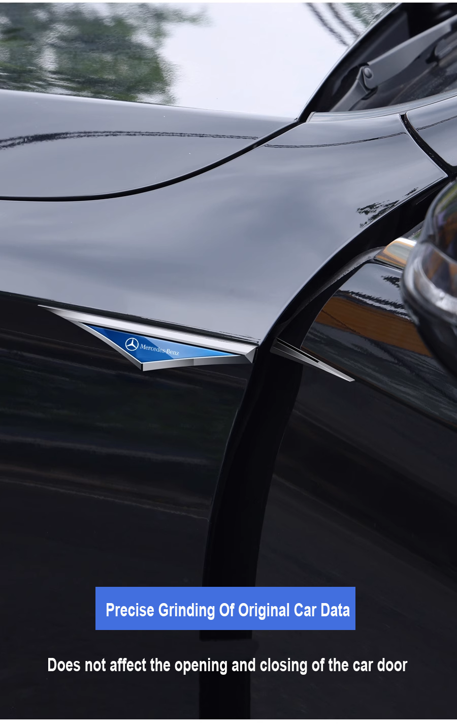 Kreative galvanisierte Auto-Aufkleber aus Metall✨2 Stück✨