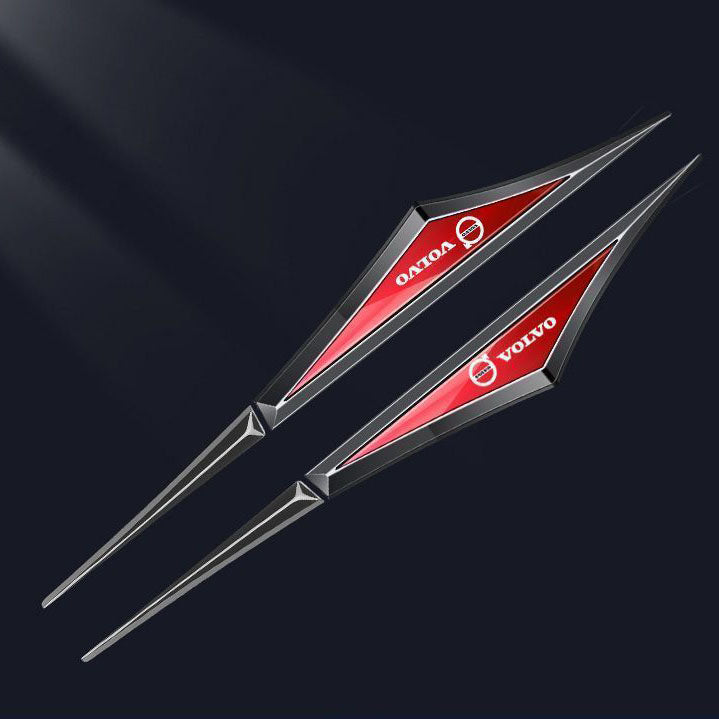 Kreative galvanisierte Auto-Aufkleber aus Metall✨2 Stück✨