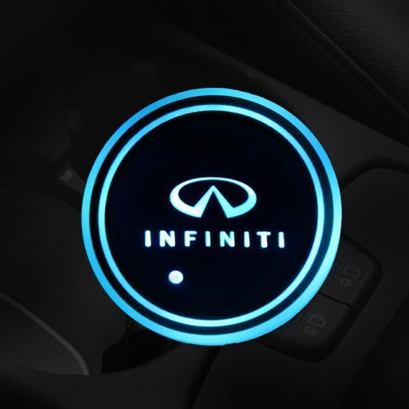 Heißer Sale 🎁50% RABATT 🎁7-farbige LED-Auto-Logo-Becherhalter mit Beleuchtung (1 Paar)