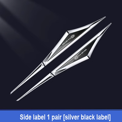 Kreative galvanisierte Auto-Aufkleber aus Metall✨2 Stück✨