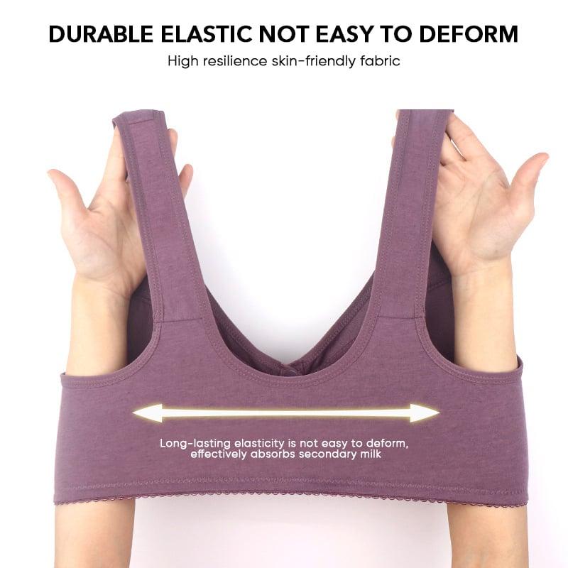 🔥1 kaufen, 3 erhalten (3er-Pack)🔥Design-Baumwoll-BH mit Vorderverschluss für Senioren – KOSTENLOSER VERSAND
