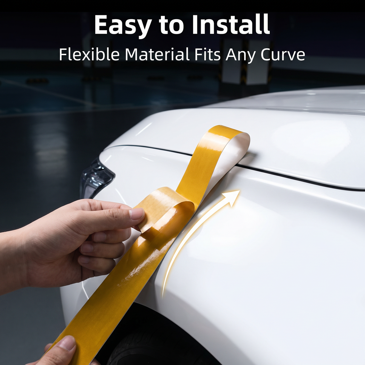 Premium Reflektierender Auto-Styling-Streifen – 6 leuchtende Farben Universeller Autoaufkleber für Kühlergrill, Spiegel, Rad & Tür