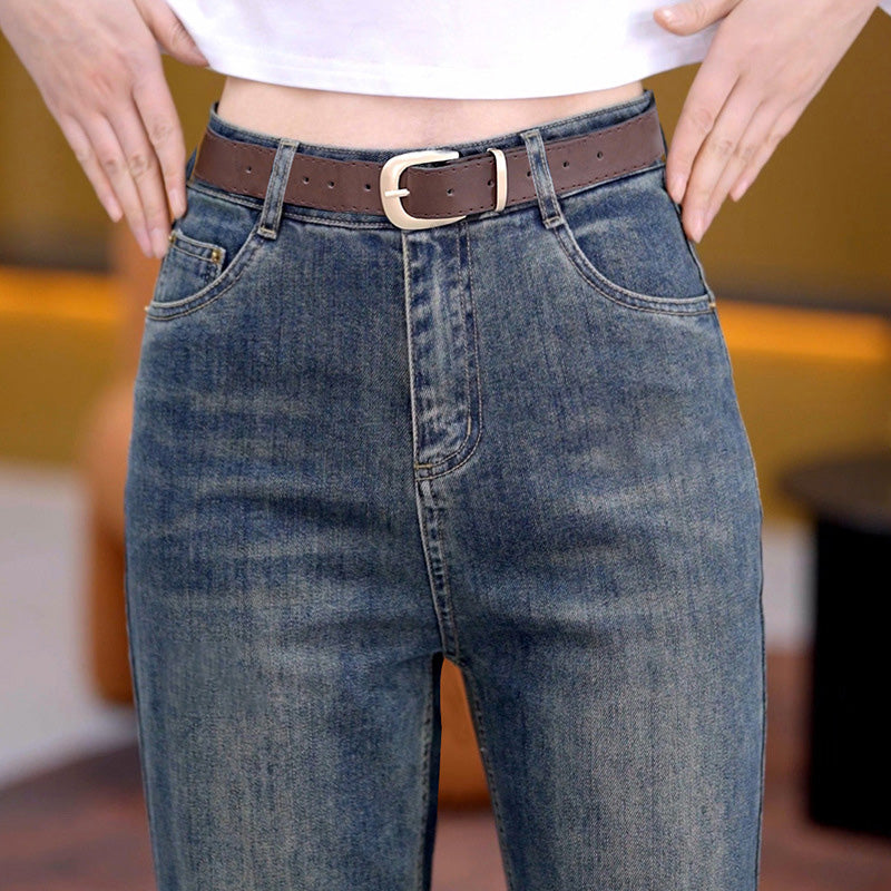 Vielseitige, locker geschnittene Straight-Jeans für Damen