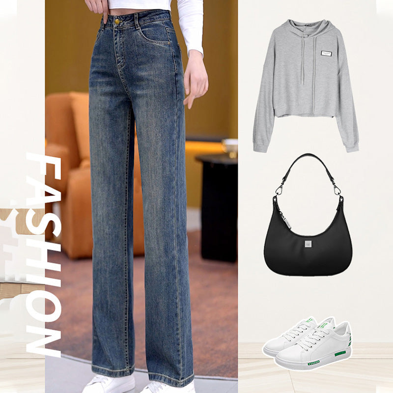 Vielseitige, locker geschnittene Straight-Jeans für Damen
