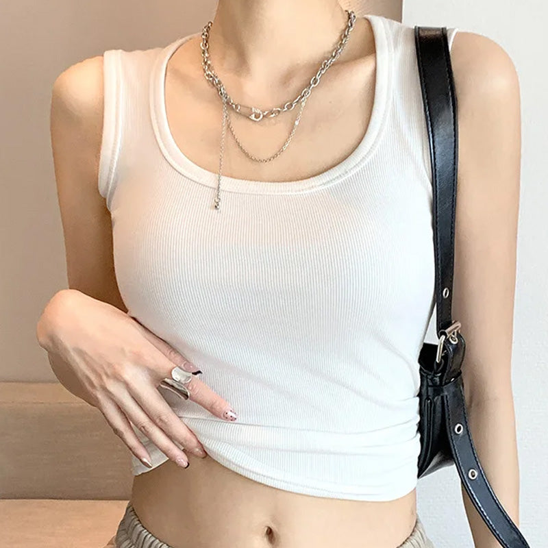Vielseitiges Tanktop für Damen mit hoher Elastizität und Atmungsaktivität