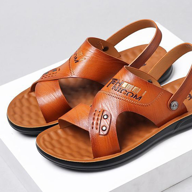 🔥 Nur für kurze Zeit 🔥 50 % RABATT auf rutschfeste 2-in-1-Herrensandalen mit offener Spitze