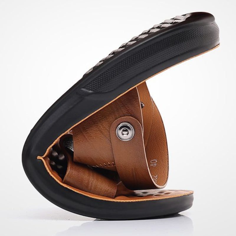 🔥 Nur für kurze Zeit 🔥 50 % RABATT auf rutschfeste 2-in-1-Herrensandalen mit offener Spitze