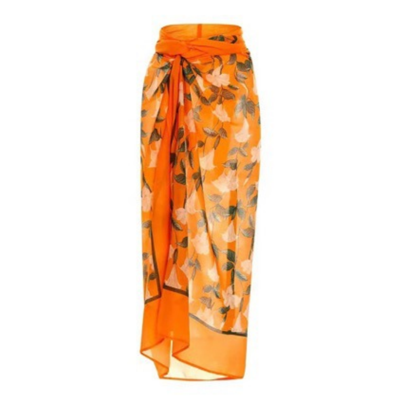 🔥Heißer Sale – 50 % Rabatt🔥Modischer Damen-Badeanzug mit Blumenmuster und Rock, einteilig