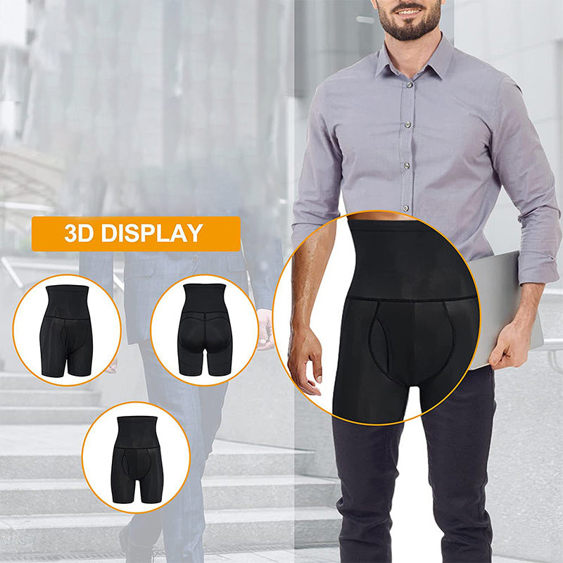 🔥Bauchweg-Shapewear mit Po-Lift für Herren mit hohem Bund