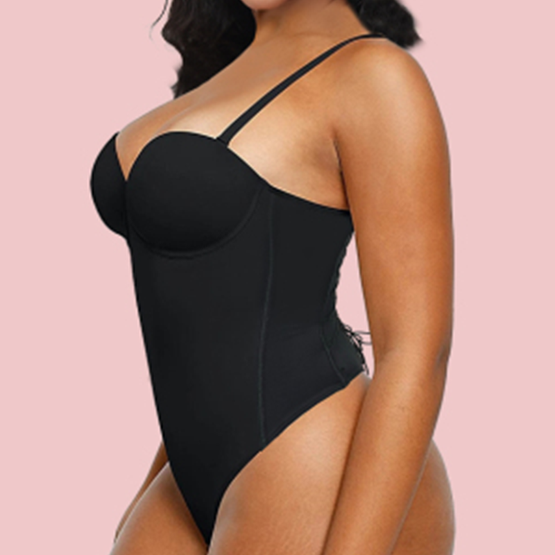 Damen-Formbody mit Schnürung am Rücken