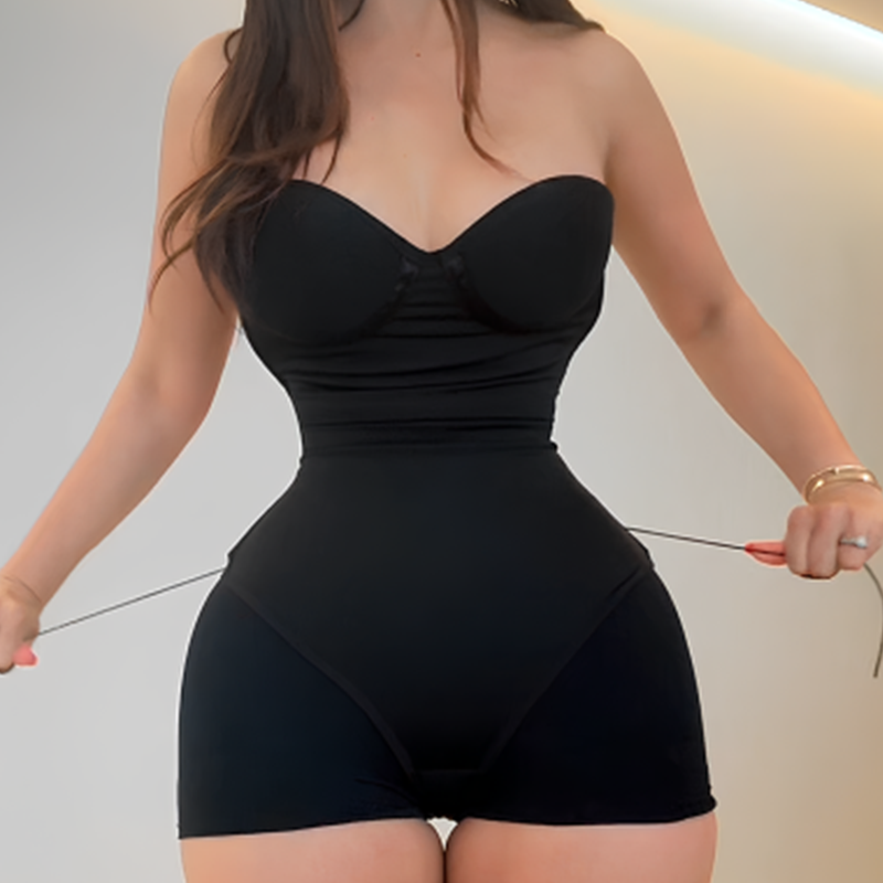 Damen-Formbody mit Schnürung am Rücken