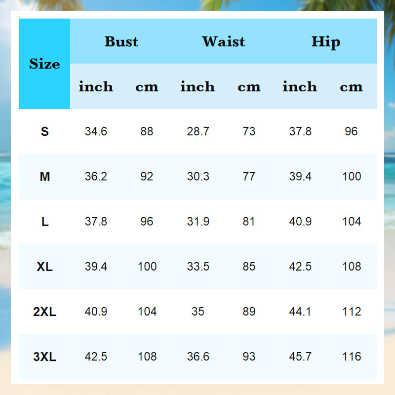 Damen-Tankini mit Druckmuster und Shorts, 2-teiliges Bade-Set