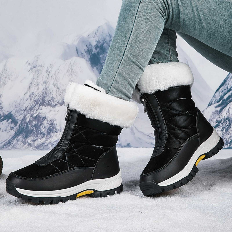⏳Zeitlich begrenzt 50% Rabatt⏰Rutschfeste warme Damen-Winterstiefel mit Reißverschluss👢