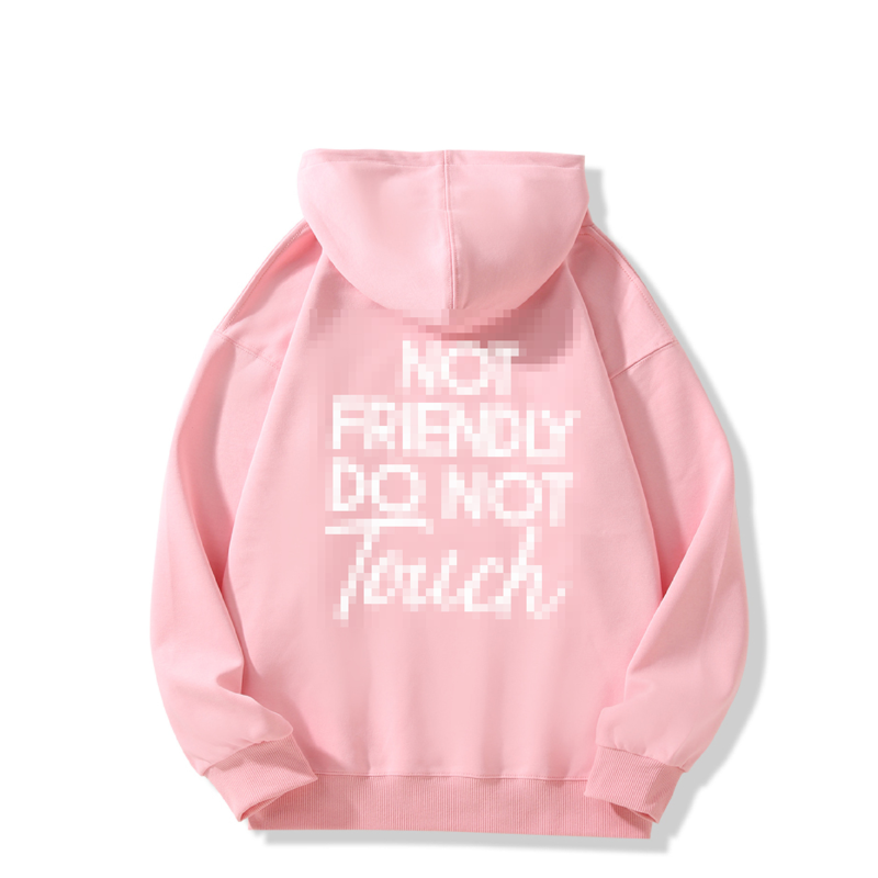 🎁Neuheiten 2026 50% RABATT💥"Not Friendly Do Not Touch"-Print-Hoodies🖤