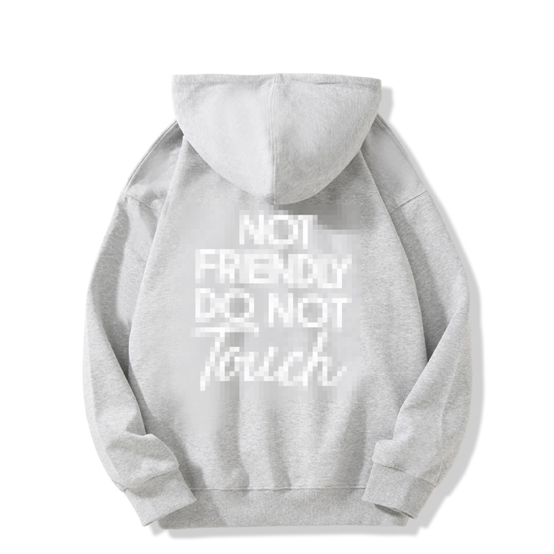 🎁Neuheiten 2026 50% RABATT💥"Not Friendly Do Not Touch"-Print-Hoodies🖤