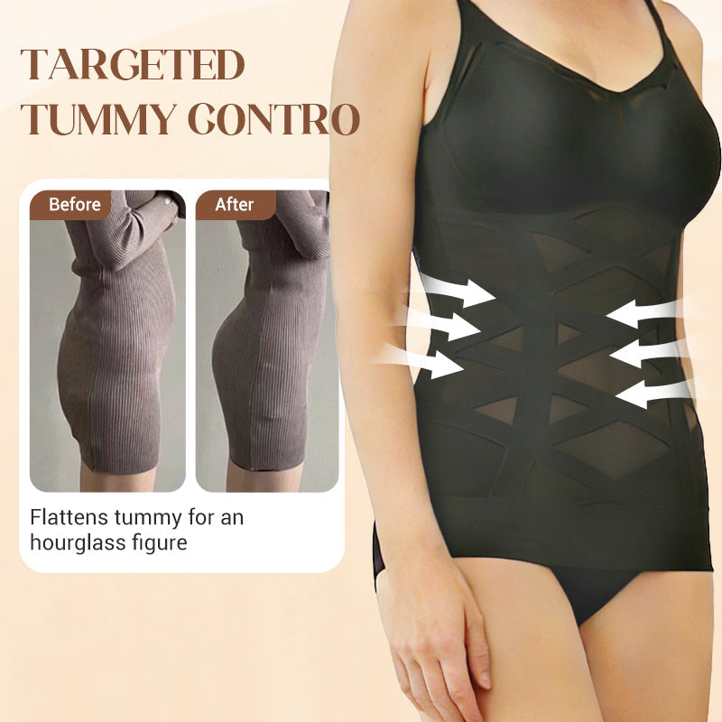 🔥Neuheiten✨Nahtloses formendes Damen-Unterhemd mit integriertem BH