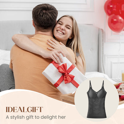 🔥New Arrivals✨Women's Seamless Shaping Camisole with Built-in Bra