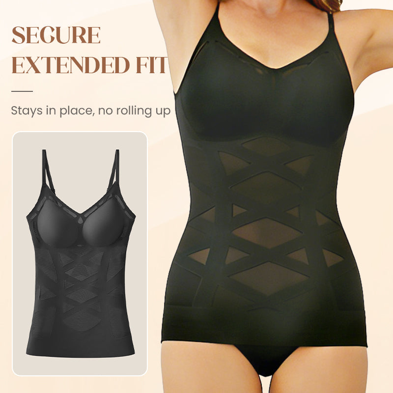 🔥Neuheiten✨Nahtloses formendes Damen-Unterhemd mit integriertem BH