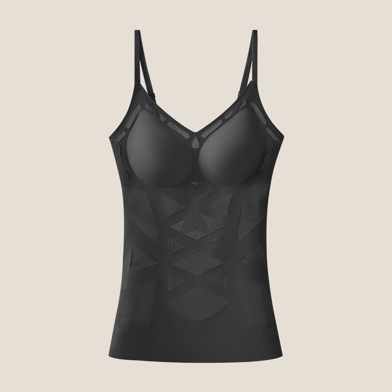 🔥Neuheiten✨Nahtloses formendes Damen-Unterhemd mit integriertem BH