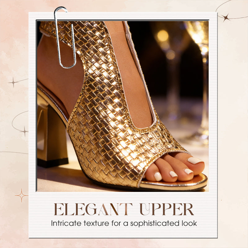 👡 JETZT 49% RABATT! ✨ Elegante Peep-Toe-Sandaletten für Damen – bequemer Blockabsatz, verstellbarer Riemen & schickes Design 💃
